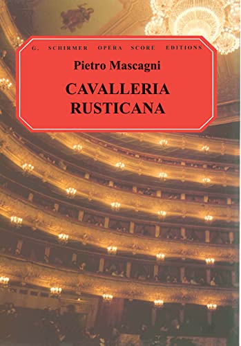 9780793553679: Cavalleria Rusticana: Vocal Score