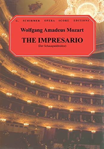 9780793553853: The Impresario: A Comedy With Music in One Act