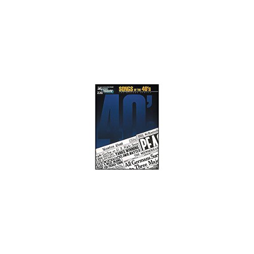Imagen de archivo de Songs of the 40's: The Decade Series (EZ Play Today, for Organs, Pianos & Electronic Keyboards, No. 230) a la venta por Jenson Books Inc