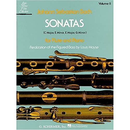 Bach Sonatas For Flute And Piano Volume 2 By Johann