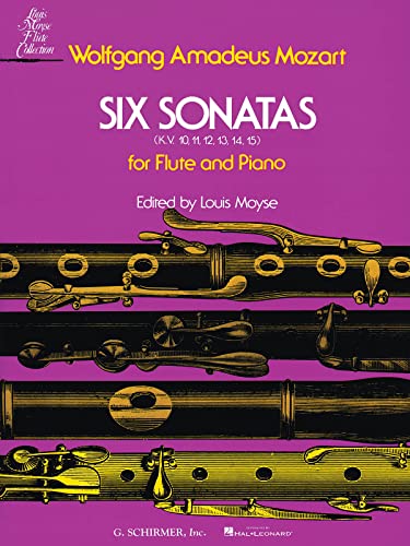 Stock image for SIX (6) SONATAS FOR FLUTE AND PIANO K.V. 10-15 Format: Paperback for sale by INDOO