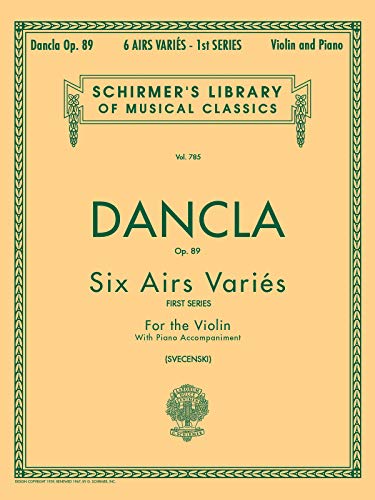 Imagen de archivo de Dancla: 6 Airs Vari a la venta por Blindpig Books