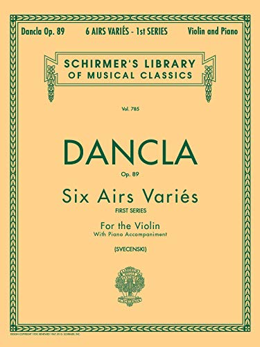 Stock image for Dancla: 6 Airs Vari for sale by Blindpig Books