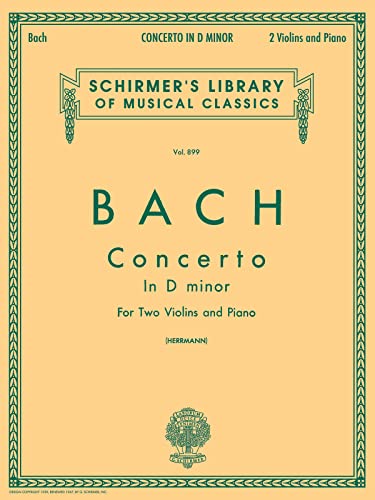 9780793554423: Concerto in D Minor: Score and Parts