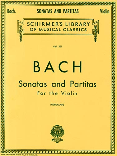 9780793554621: J.s. bach: sonatas and partitas for the violin