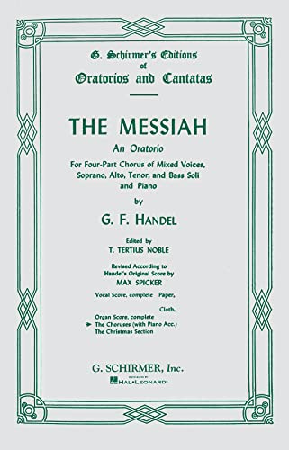9780793555017: Messiah (Oratorio, 1741): Chorus Parts