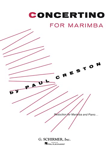 9780793555352: Paul creston: concertino for marimba and orchestra (with piano reduction)