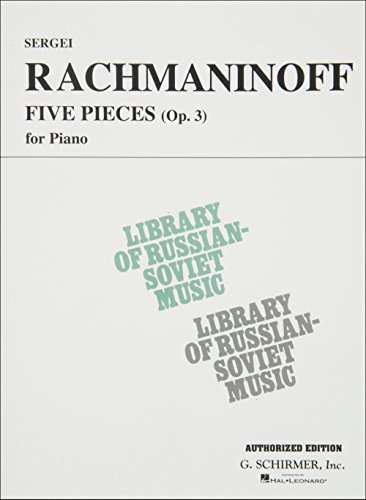 Stock image for 5 Pieces, Op. 3 (VAAP Edition): National Federation of Music Clubs 2014-2016 Selection Piano Solo for sale by Lakeside Books