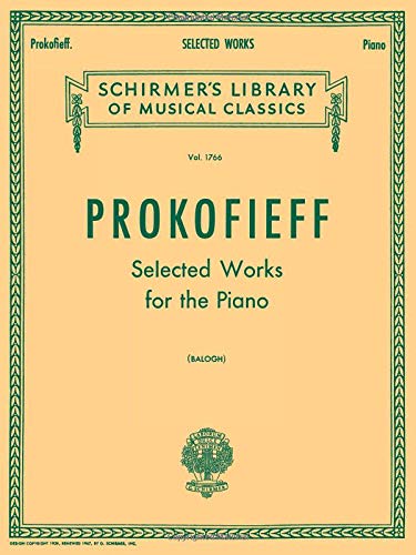 Beispielbild fr SELECTED WORKS FOR PIANO Format: Paperback zum Verkauf von INDOO