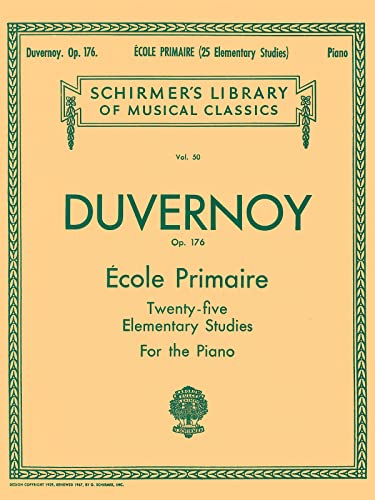 9780793559251: Jean-babtiste duvernoy : ecole primaire (25 elementary studies), op. 176: Piano Solo