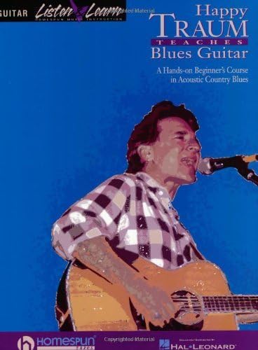 Imagen de archivo de Happy Traum Teaches Blues Guitar (Listen & Learn) a la venta por HPB-Ruby