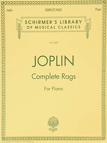 9780793567737: Scott joplin: complete rags for piano piano: Schirmer Library of Classics Volume 2020 Piano Solo (Schirmer's Library of Musical Classics)