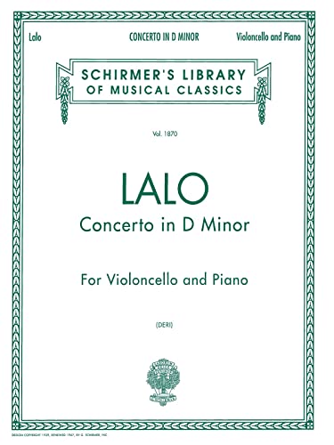 Stock image for CONCERTO D MINOR CELLO/PNO Format: Paperback for sale by INDOO