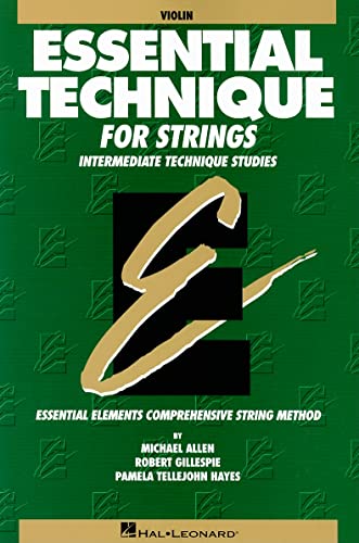 9780793571468: Essential technique for strings violon