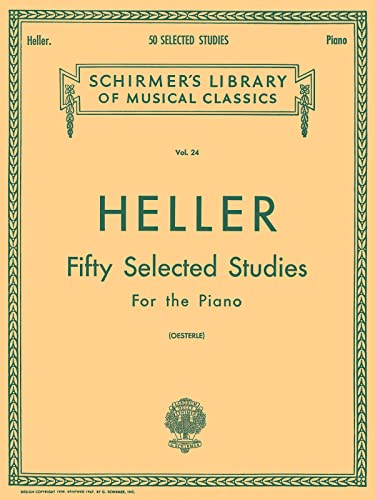 Beispielbild fr Fifty Selected Studies for the Piano: (From Op. 45, 46 and 47): Vol 24 zum Verkauf von Revaluation Books