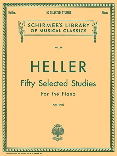 Stock image for 50 Selected Studies (from Op. 45, 46, 47): Schirmer Library of Classics Volume 24 Piano Technique (Schirmer's Libray of Musical Classics, Vol. 24) for sale by HPB-Emerald
