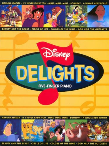 Imagen de archivo de Disney Delights Five Finger Piano a la venta por Ergodebooks