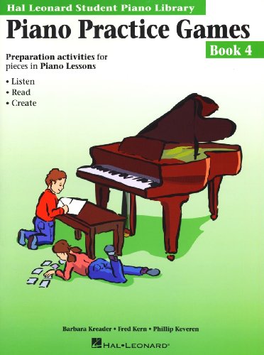 Imagen de archivo de Piano Practice Games Book 4: Hal Leonard Student Piano Library a la venta por HPB-Emerald