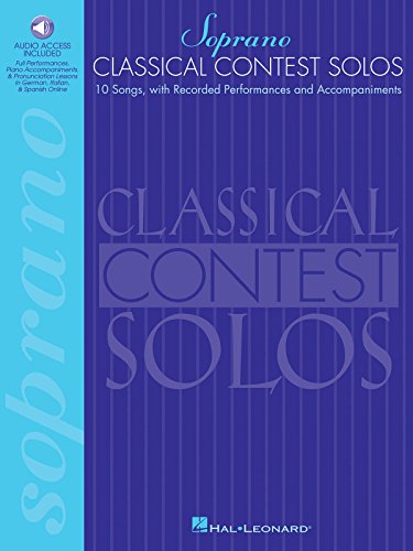 Stock image for Classical Contest Solos - Soprano: With companion recordings online for sale by BooksRun