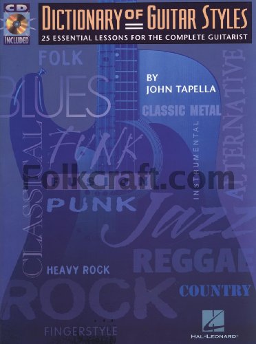 The Dictionary of Guitar Styles (9780793579938) by Tapella, John