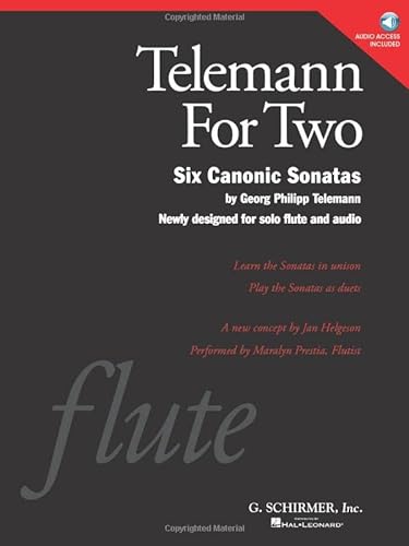 Stock image for Telemann for Two (Bk/Online Audio) for sale by HPB-Movies