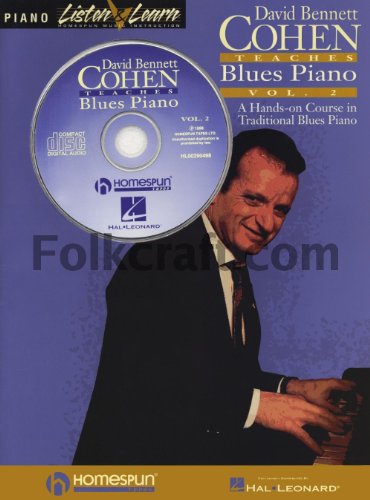 Imagen de archivo de David Bennett Cohen Teaches Blues Piano, Vol. 2 a la venta por Half Price Books Inc.