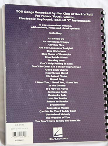 The Elvis Fake Book (9780793589760) by Presley, Elvis