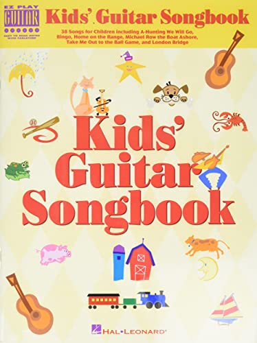 KIDS GUITAR SONGBOOK EZ PLAY GUITAR WITH TABLATURE Format: Paperback - Various