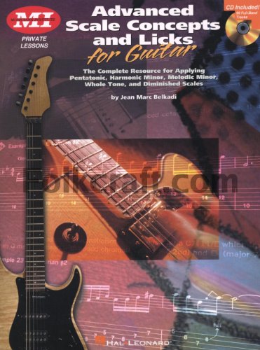 9780793592883: Advanced Scale Concepts and Licks for Guitar: Private Lessons