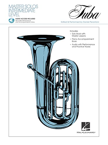 Stock image for Master Solos Intermediate Level - Tuba (B.C.): Book/Online Audio for sale by GF Books, Inc.