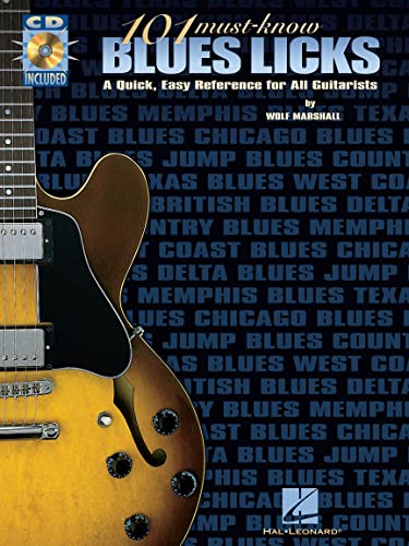 Imagen de archivo de 101 Must-Know Blues Licks [With CD (Audio)] a la venta por ThriftBooks-Dallas