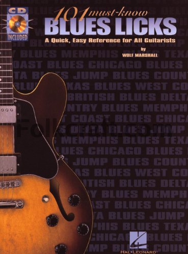 Stock image for 101 Must-Know Blues Licks [With CD (Audio)] for sale by ThriftBooks-Dallas