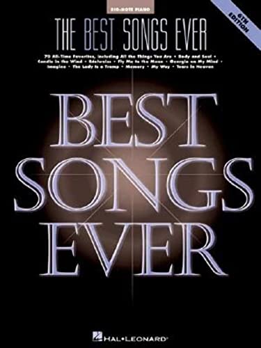 Stock image for The Best Songs Ever (Big-Note Piano) for sale by Goodwill