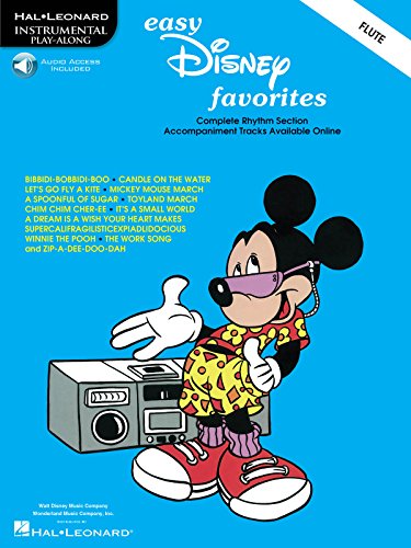 Imagen de archivo de Easy Disney Favorites: Flute Play-Along Book with Recorded Accompaniments: Flute Play-Along Pack a la venta por HPB-Diamond