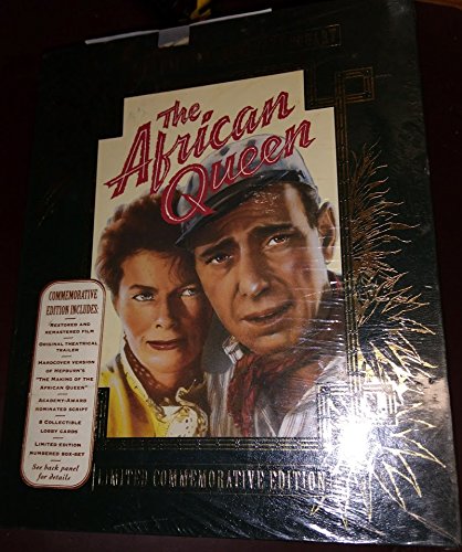 Stock image for The African Queen - Limited Commemorative Edition.clamshell case that contains video tape, authentication page with limited number, collection of 8 colorful lobby cards, the book Making of the African Queen by Hepburn and screen adaptation by agee and Huston for sale by Chiefly Books