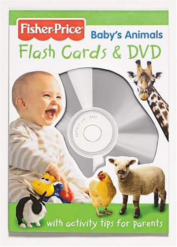 Imagen de archivo de Fisher Price Baby's Animals Flashcards and DVD (Fisher Price Baby Book Collection) a la venta por HPB-Red