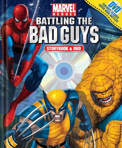 9780794411367: Marvel Heroes Battling the Bad Guys Book and DVD