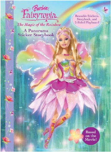 Stock image for Barbie Fairytopia (panorama sticker book) The Magic of the Rainbow for sale by Ergodebooks