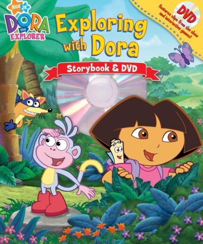 Imagen de archivo de Exploring with Dora Storybook and DVD (Dora the Explorer) a la venta por Books of the Smoky Mountains