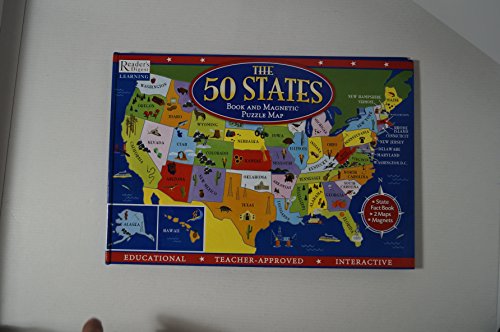 9780794412883: The 50 States Book and Magnetic Puzzle Map