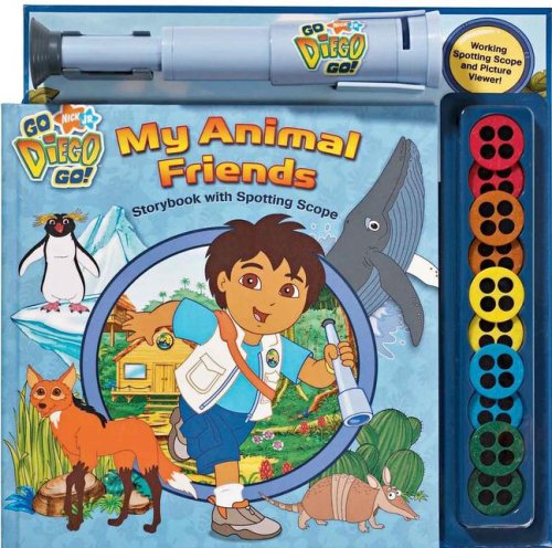 9780794413194: Nick JR. Go Diego Go! My Animal Friends Storybook and Spotting Scope