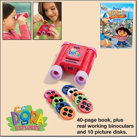 9780794413385: Dora's World Adventure! Storybook with Binocular Viewer