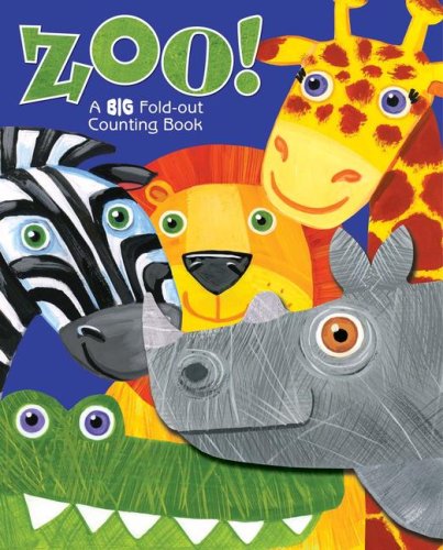 Beispielbild fr ZOO! A Big Fold Out Counting Book: A Fold-Out Book About Counting zum Verkauf von SecondSale