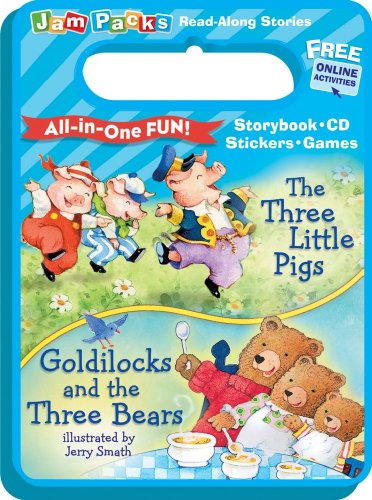 Stock image for The Three Little Pigs and Goldilocks and the Three Bears: Storybook, CD and Activities (Jam Packs Read-Along Stories) for sale by Books Puddle