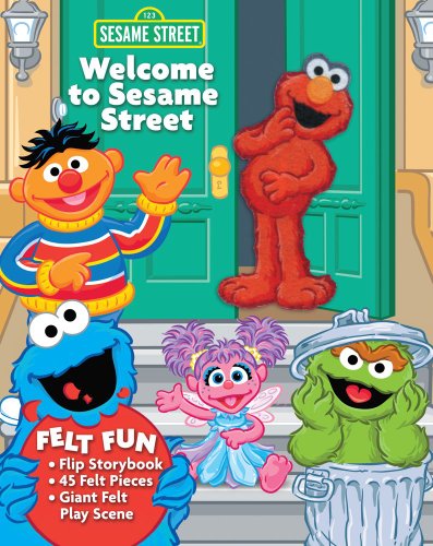 Beispielbild fr Welcome to Sesame Street [With Giant Felt Play Scene, 45 Felt Pieces] zum Verkauf von Buchpark
