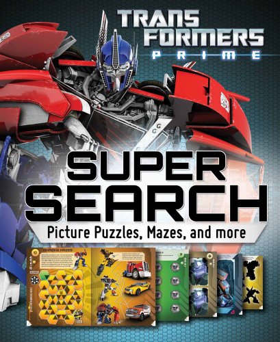 Beispielbild fr Transformers Prime Super Search: Picture Puzzles, Mazes, and More zum Verkauf von WorldofBooks