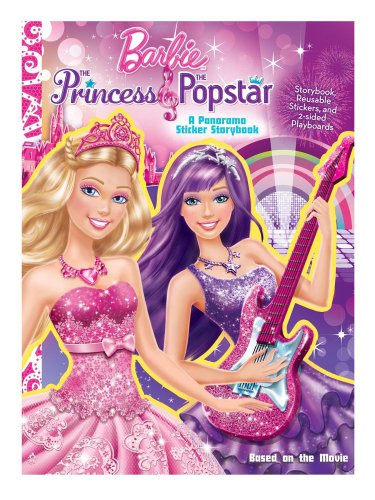 Beispielbild fr Barbie The Princess & The Popstar: A Panorama Sticker Storybook zum Verkauf von BooksRun