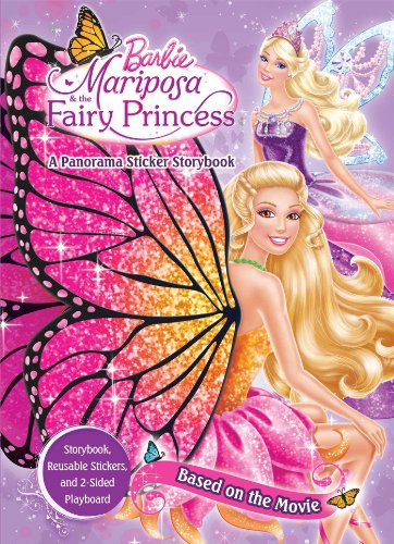 Beispielbild fr Barbie Mariposa & the Fairy Princess: A Panorama Sticker Storybook (1) zum Verkauf von HPB-Diamond
