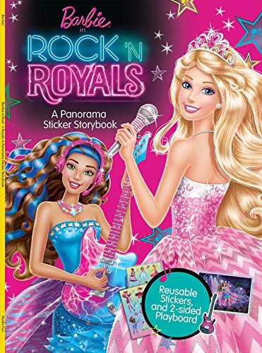 9780794434588: Barbie in Rock 'n Royals: A Panorama Sticker Storybook