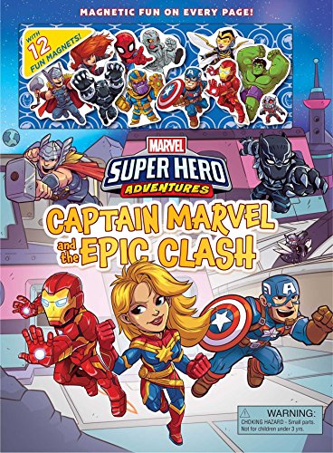9780794441111: Marvel Super Hero Adventures: Captain Marvel and the Epic Clash (Magnetic Hardcover)